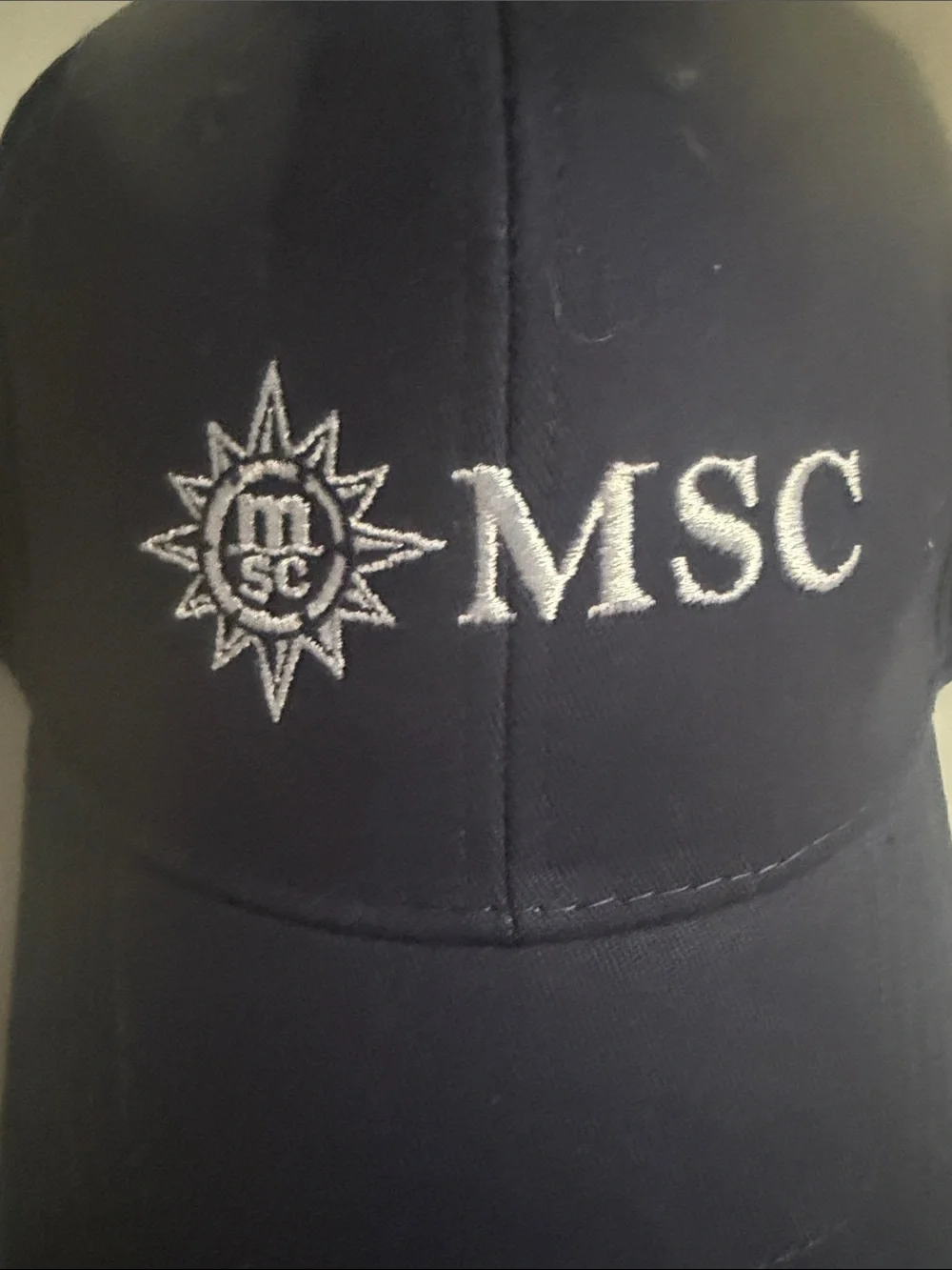 MSC Embroidered Men's Baseball Cap - Navy